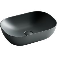 Раковина-чаша Ceramicanova Element 45 Темный антрацит матовый арт-CN6009MDH — фото 2, Раковины накладные