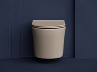 Унитаз Ceramicanova Balearica подвесной Капучино матовый с сиденьем Микролифт арт-CN6000MC — фото 12, Подвесные унитазы