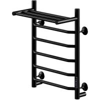 Электрический полотенцесушитель Comfysan Scola EC-6 60x40 с полкой Черный матовый арт-016814 — фото 1, Электрические полотенцесушители