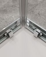 Душевой уголок CEZARES арт-MOLVENO-A-22-80+30-C-Cr-IV — фото 5, Квадратные душевые уголки