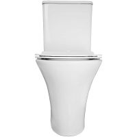 Унитаз компакт Azario Fretta Round с бачком и сиденьем Микролифт арт-AZ-1217+AZ-1216 — фото 13, Напольные унитазы