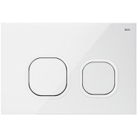 Клавиша смыва Iddis Uniglass Белая арт-UNG01GWi77 — фото 1, Кнопки смыва