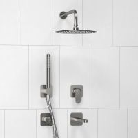 Встраиваемый комплект для ванны с верхней душевой насадкой, лейкой арт-A1451.273.274.097.121.275.100.276 — фото 3, Встраиваемые душевые комплекты