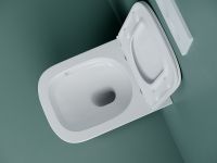 Унитаз Ceramicanova Union подвесной Белый с сиденьем Микролифт арт-CN4009T — фото 3, Подвесные унитазы