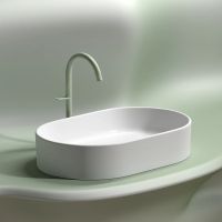 Раковина-чаша Ceramicanova Element 61 Белая матовая арт-CN6048MW — фото 10, Раковины накладные