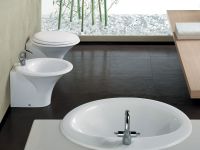 Биде Hatria Sculture YR42 Белое арт-YR4201 — фото 3, Биде напольные