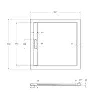 Товар: Поддон из искусственного мрамора CEZARES арт-TRAY-AS-A-90-30-W - фото 3 Поддон из искусственного мрамора CEZARES арт-TRAY-AS-A-90-30-W — фото 3, Душевые поддоны из литьевого мрамора