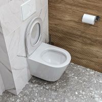 Унитаз Maretti Florenza подвесной с сиденьем Микролифт арт-FL10PBM97-844 — фото 4, Подвесные унитазы