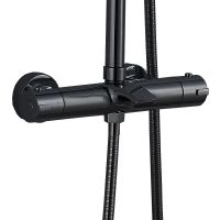 Душевая система Boch Mann Oglio B TS с термостатом Черная арт-BM9649 — фото 5, Душевые стойки