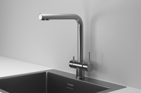 Granula-, СМЕСИТЕЛЬ КУХОННЫЙ арт-7011, СТАЛЬ САТИН — фото 1, Смесители для кухни