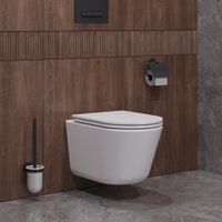 Унитаз подвесной безободковый с сиденьем CEZARES LINER арт-CZR-3808-53-TH-TOR/SC — фото 11, Подвесные унитазы