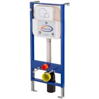 Инсталляция Aquanika Basic для унитаза с клавишей смыва Хром арт-10.702.450.02.10 — фото 4, Инсталляции для унитазов