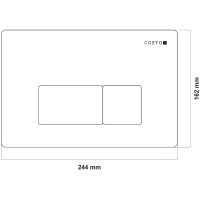 Товар: Клавиша смыва Creto Snap Черная матовая арт-KL-CR-1.7-BM - фото 2 Клавиша смыва Creto Snap Черная матовая арт-KL-CR-1.7-BM — фото 2, Кнопки смыва