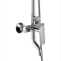 Душевая система Haiba Хром арт-HB2414 — фото 4, Душевые стойки