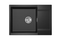 Granula-ES-, кухонная мойка, кварц, ESTETICA арт-7003, ТУРМАЛИН — фото 2, Кухонные мойки