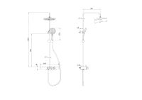 Душевая система Orans OLS-7573H с термостатом Хром арт-7573000 — фото 3, Душевые стойки