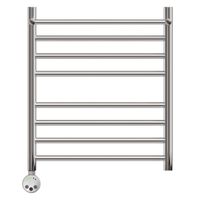 Полотенцесушитель электрический Point Аврора П7 500x600 с полкой левый/правый, хром арт-PN10156SPE — фото 3, Электрические полотенцесушители