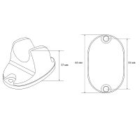 Держатель ручного душа Melodia della vita Prime Хром арт-MKP20516P — фото 2, Держатели для душа