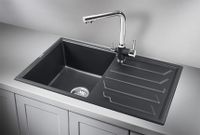 Товар: Granula- (чёрный металлик), кухонная мойка, кварц арт-8002, ШВАРЦ - фото 2 Granula- (чёрный металлик), кухонная мойка, кварц арт-8002, ШВАРЦ — фото 2, Кухонные мойки
