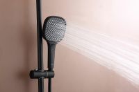 Товар: Душевая система Raglo с термостатом Черная матовая арт-R22.26.06 - фото 9 Душевая система Raglo с термостатом Черная матовая арт-R22.26.06 — фото 9, Душевые стойки