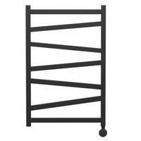 Полотенцесушитель электрический Point Феникс П7 500x800 левый/правый, черный арт-PN15158BE — фото 1, Электрические полотенцесушители