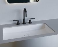 Раковина Salini Marea 75 10 Белая матовая арт-1802210M — фото 3, Раковины встраиваемые снизу