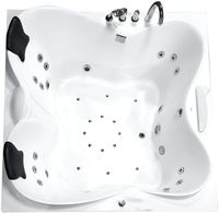 Акриловая ванна Gemy 187х187 G9089 O L с гидромассажем арт-G9089OL — фото 6, Акриловые ванны