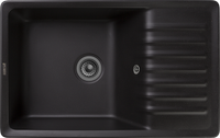 Товар: GRANFEST Мойка QUARZ 72 1-чаша+крыло 760*480мм черный арт.GF-ZW- арт-72 черный - фото 1 GRANFEST Мойка QUARZ 72 1-чаша+крыло 760*480мм черный арт.GF-ZW- арт-72 черный — фото 1, Кухонные мойки