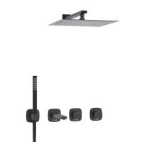 Встраиваемый комплект для ванны с верхней душевой насадкой, лейкой арт-A9151.265.315.219.162.327.242.217 — фото 4, Встраиваемые душевые комплекты