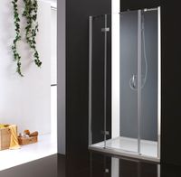 Душевая дверь CEZARES арт-BERGAMO-W-B-13-40+60/30-C-Cr-L — фото 1, Распашные душевые двери