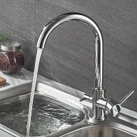 Смеситель для кухни Ledeme 4255-3L Хром арт-535861 — фото 8, Смесители для кухни