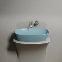 Раковина-чаша Ceramicanova Element 60 Зеленая матовая арт-CN6049MLG — фото 5, Раковины накладные