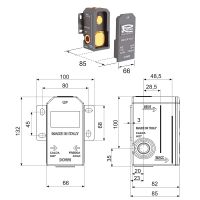 Скрытая часть для смесителя Remer G 1/2 арт-RRBOX — фото 2, Комплектующие для смесителей