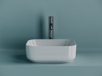 Раковина-чаша Ceramicanova Element 40 Белая арт-CN5042 — фото 14, Раковины накладные