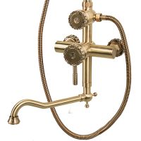 Товар: Душевая система Bronze de Luxe Windsor Бронза арт-10120DF/1 - фото 3 Душевая система Bronze de Luxe Windsor Бронза арт-10120DF/1 — фото 3, Душевые стойки