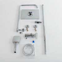 Товар: Душевая стойка со смесителем и изливом CEZARES арт-LINER-CVD-01 - фото 9 Душевая стойка со смесителем и изливом CEZARES арт-LINER-CVD-01 — фото 9, Душевые стойки