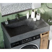 Раковина Aquaton Рейн 80 L на стиральную машину Графит арт-1A72113KRW210 — фото 3, Раковины на стиральную машину