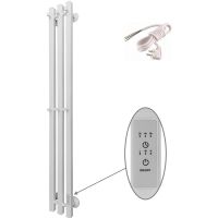 Электрический полотенцесушитель Маргроид Inaro профильный 1200x120 правый Бел арт-Inaro-12012-1081-9016R — фото 1, Электрические полотенцесушители