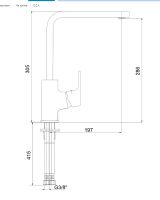 Смеситель для кухни E.C.A. Tiera Хром арт-102118123EX — фото 2, Смесители для кухни