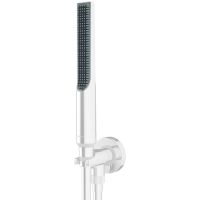 Душевой гарнитур Bossini Apice Белый матовый арт-CE3004C.045 — фото 1, Душевые гарнитуры на держателе