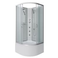 Душевая кабина Niagara Classic NG-2308-14BKG (90х90х200) высокий поддон(40см),стекло матовое,4 места арт-23081424BKG — фото 1, Душевые кабины