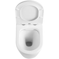 Унитаз Iberica Blanca Burgos Alto подвесной с сиденьем Микролифт арт-IB.BRA.231.1B1 — фото 6, Подвесные унитазы