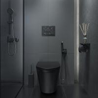 Товар: Клавиша смыва Iddis On-X Черный мрамор арт-ONX01B0i77 - фото 2 Клавиша смыва Iddis On-X Черный мрамор арт-ONX01B0i77 — фото 2, Кнопки смыва