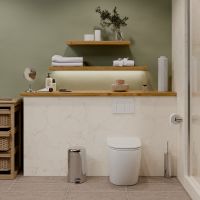 Унитаз Iberica Blanca Bilbao Alto приставной с сиденьем Микролифт арт-IB.BLA.331.1B1 — фото 6, Приставные унитазы