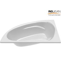 Товар: Акриловая ванна Relisan Zoya 140x90 L без гидромассажа арт-Гл000001247 - фото 3 Акриловая ванна Relisan Zoya 140x90 L без гидромассажа арт-Гл000001247 — фото 3, Акриловые ванны