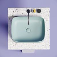 Раковина-чаша Ceramicanova Element 51 Зеленая матовая арт-CN6052MLG — фото 8, Раковины накладные