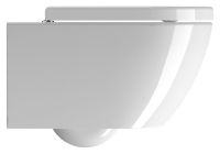 Унитаз GSI Pura 55/F белый арт-881511 — фото 3, Подвесные унитазы