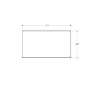Вставка в дно металлического каркаса под раковину CEZARES арт-CADRO-80-MENS-BIANCO — фото 2, Комплектующие для мебели в ванной