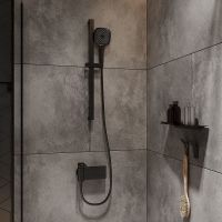 Ручной душ Iddis Slide Черный арт-SLI3F0Bi18 — фото 2, Лейки для душа