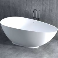 Ванна из искусственного камня Salini Paola 172х82 Белая матовая арт-101512SM — фото 9, Ванны из искусственного камня